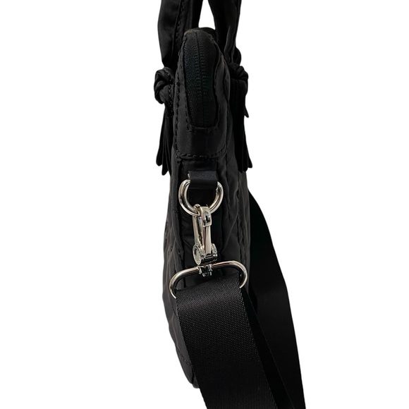 ❤️ NWOT! Marc Jacobs Black Nylon Embroidered 13” Laptop /Messenger Bag - Picture 5 of 11